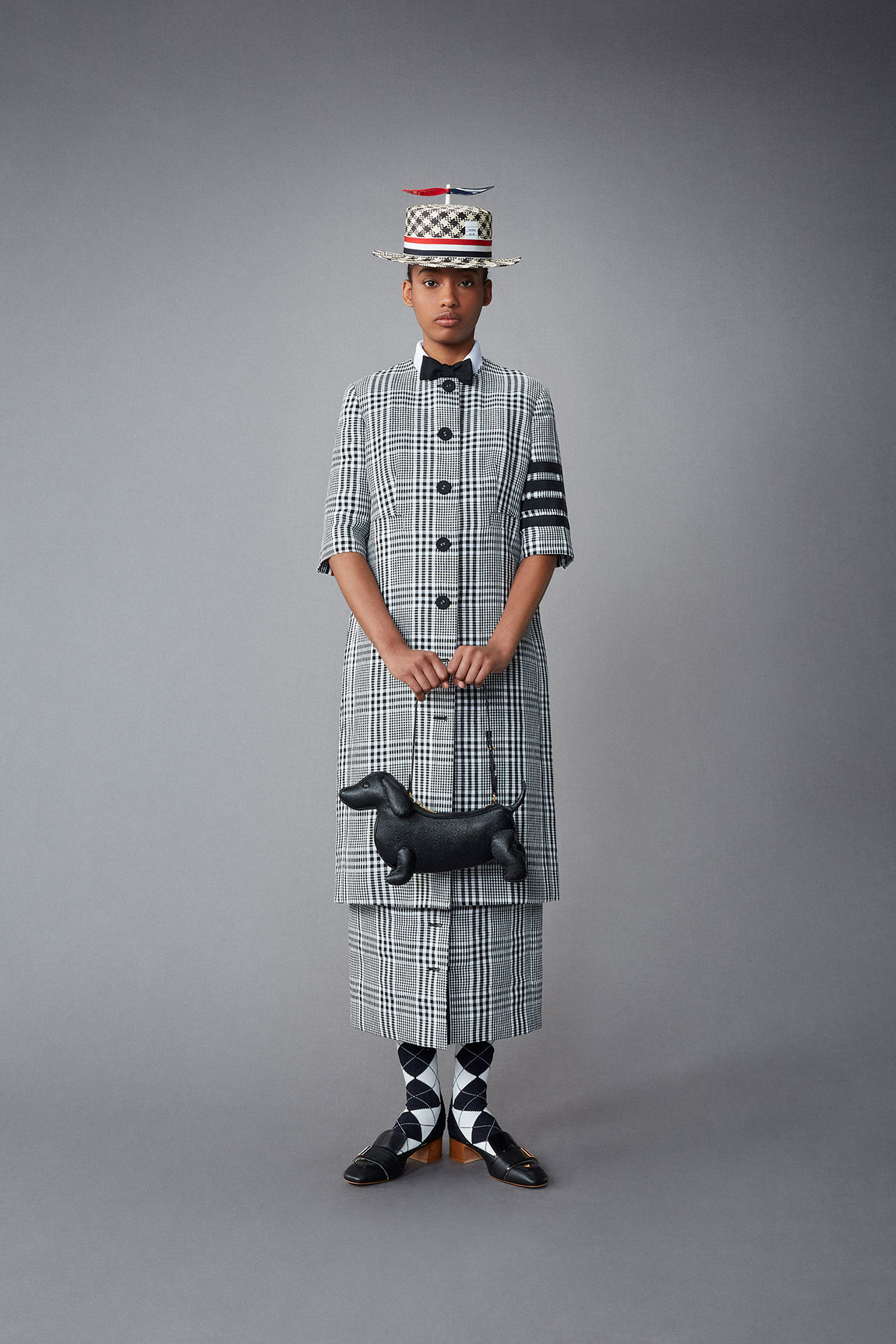 THOM BROWNE WOMENS SPRING 1 2022 - LOOK 48