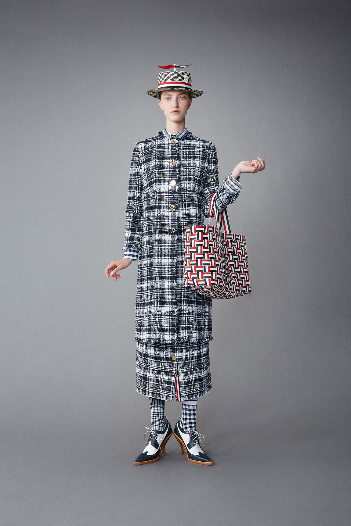 THOM BROWNE WOMENS SPRING 1 2022 - LOOK 46