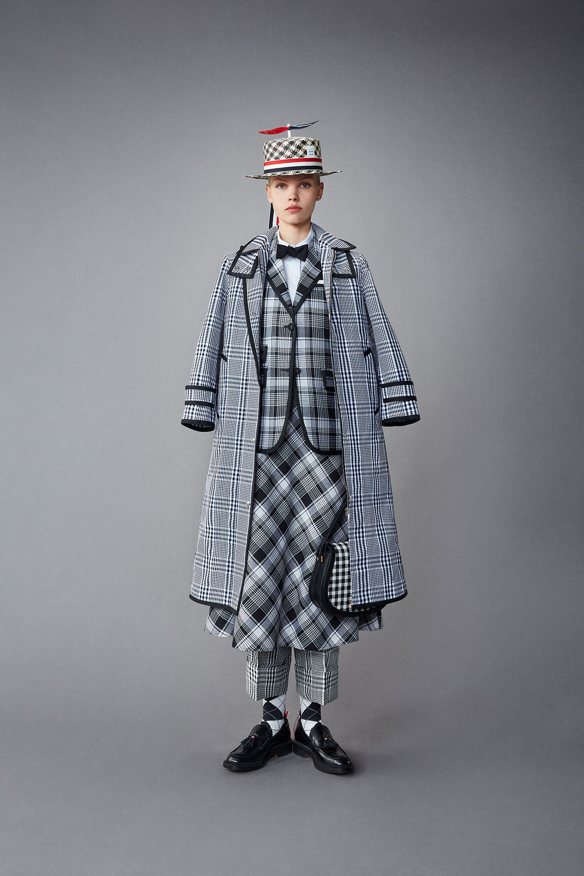 THOM BROWNE WOMENS SPRING 1 2022 - LOOK 52