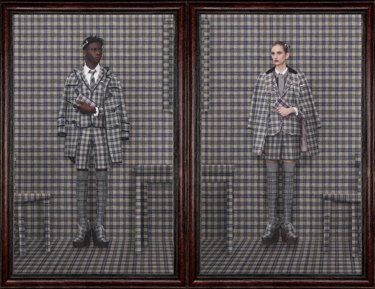 … thom browne tartan …