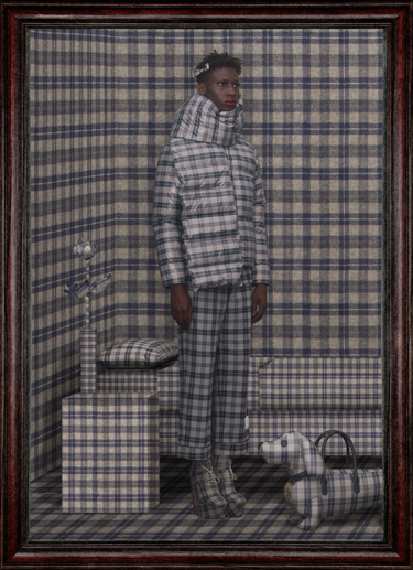 … thom browne tartan …