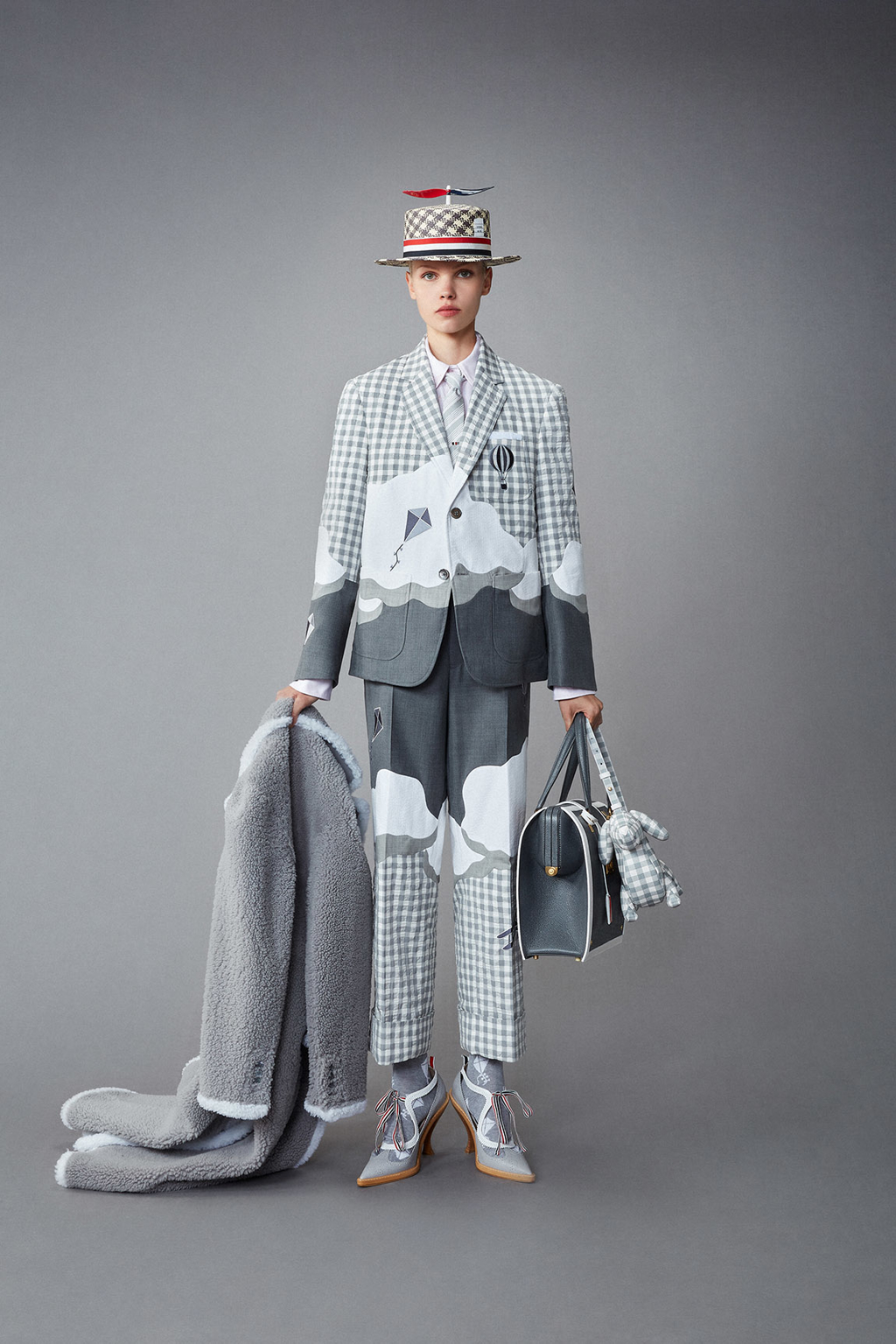 THOM BROWNE WOMENS SPRING 1 2022 - LOOK 6