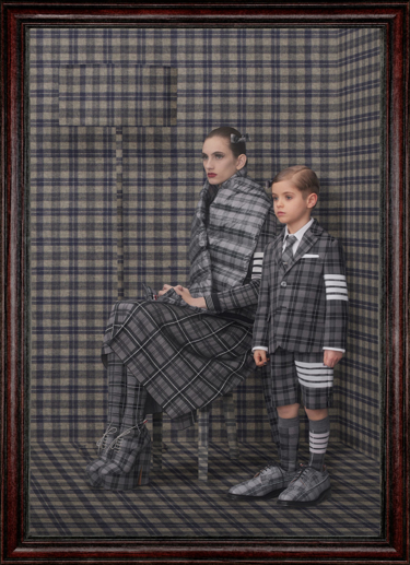 … thom browne tartan …