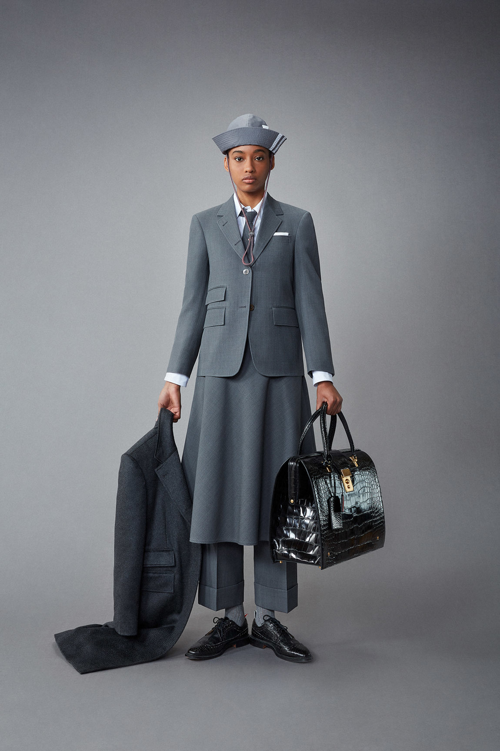 THOM BROWNE WOMENS SPRING 1 2022 - LOOK 17