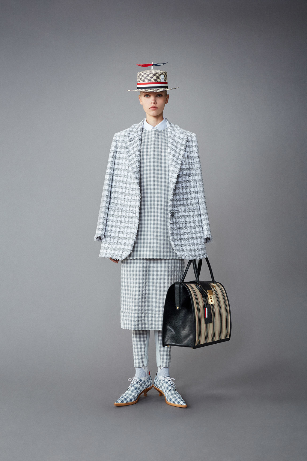 THOM BROWNE WOMENS SPRING 1 2022 - LOOK 13