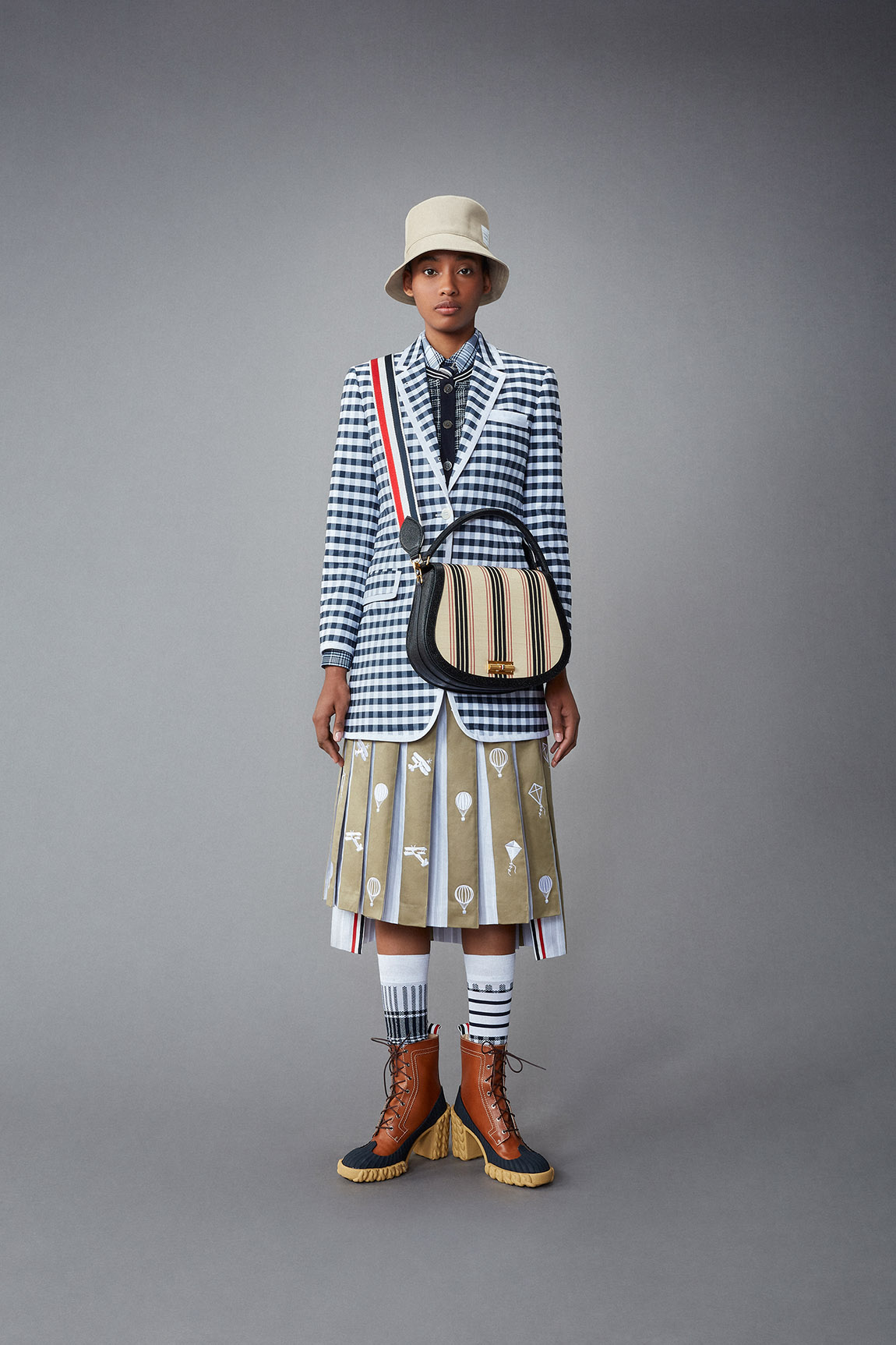 THOM BROWNE WOMENS SPRING 1 2022 - LOOK 43