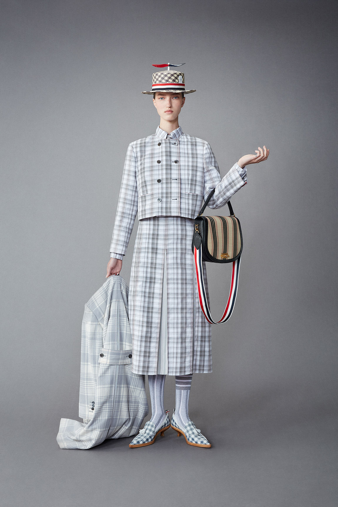 THOM BROWNE WOMENS SPRING 1 2022 - LOOK 12