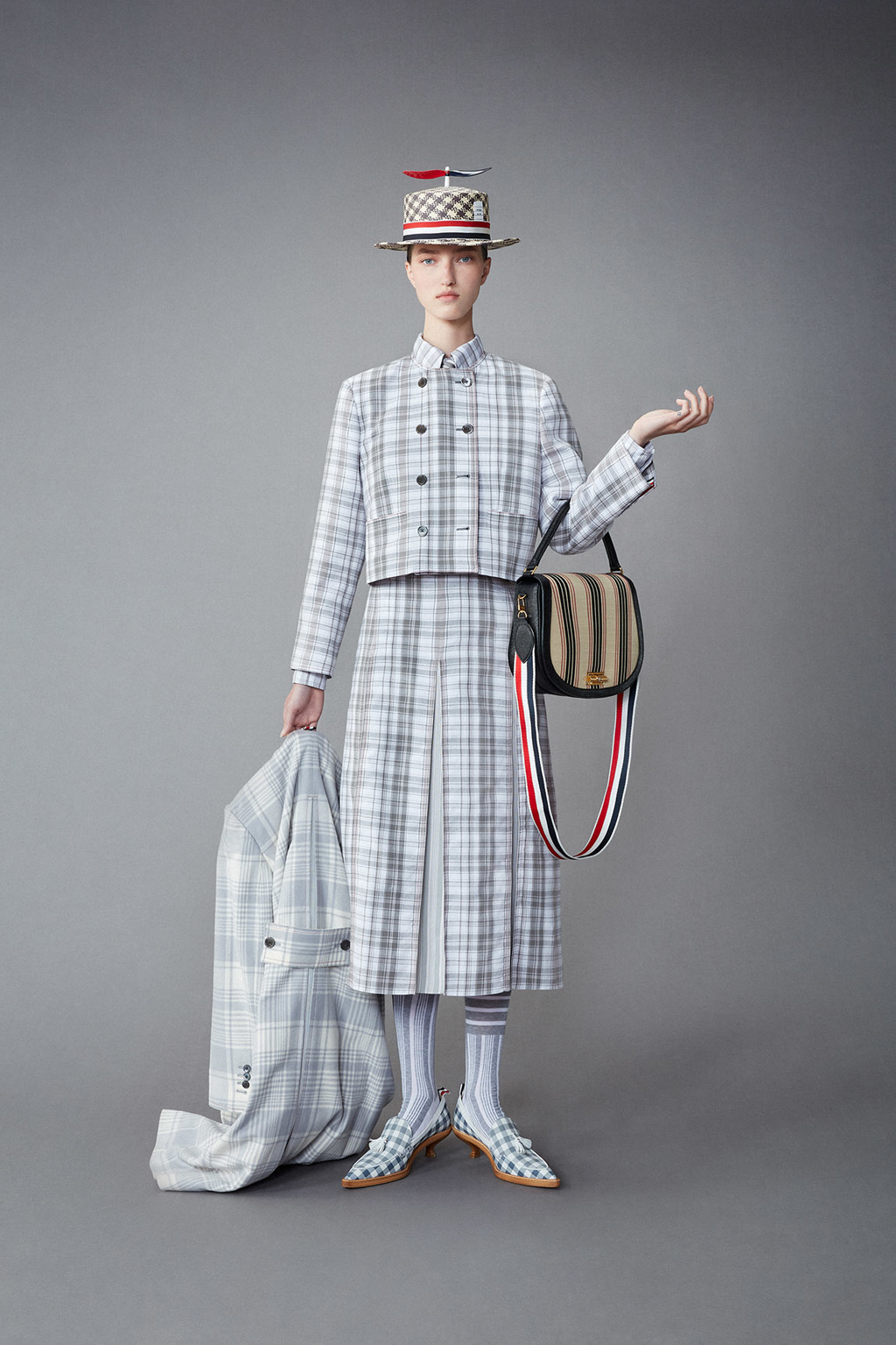 THOM BROWNE WOMENS SPRING 1 2022 - LOOK 12