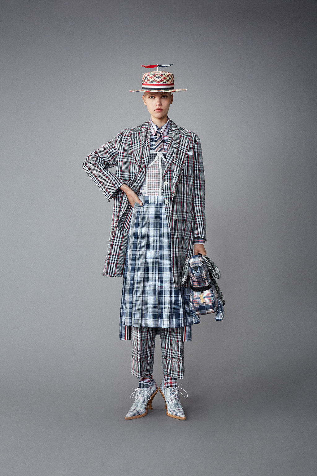 THOM BROWNE WOMENS SPRING 1 2022 - LOOK 35