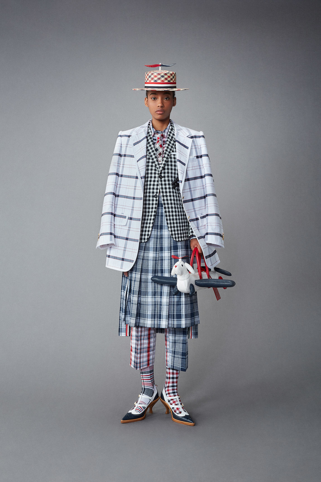 THOM BROWNE WOMENS SPRING 1 2022 - LOOK 34