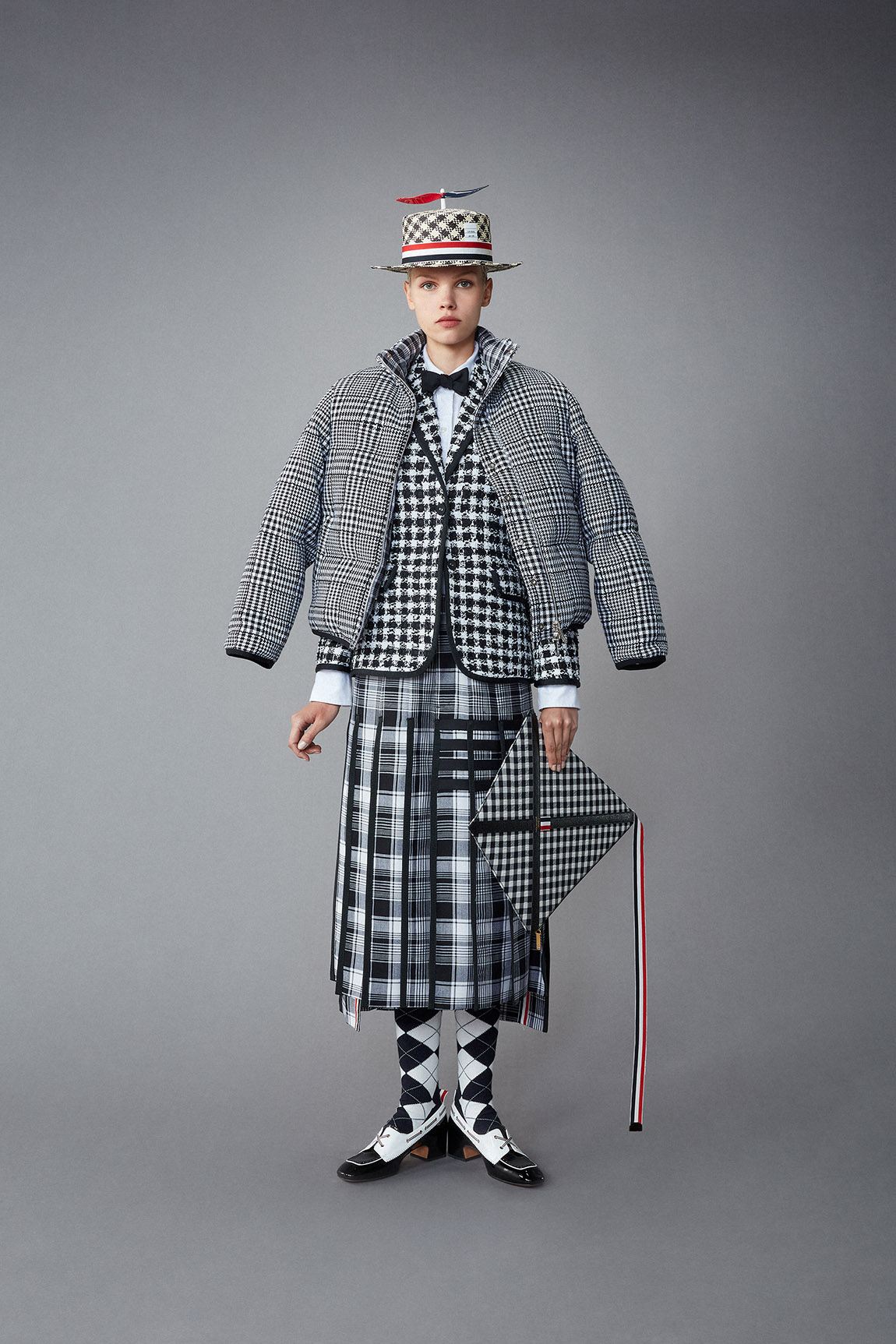 THOM BROWNE WOMENS SPRING 1 2022 - LOOK 50