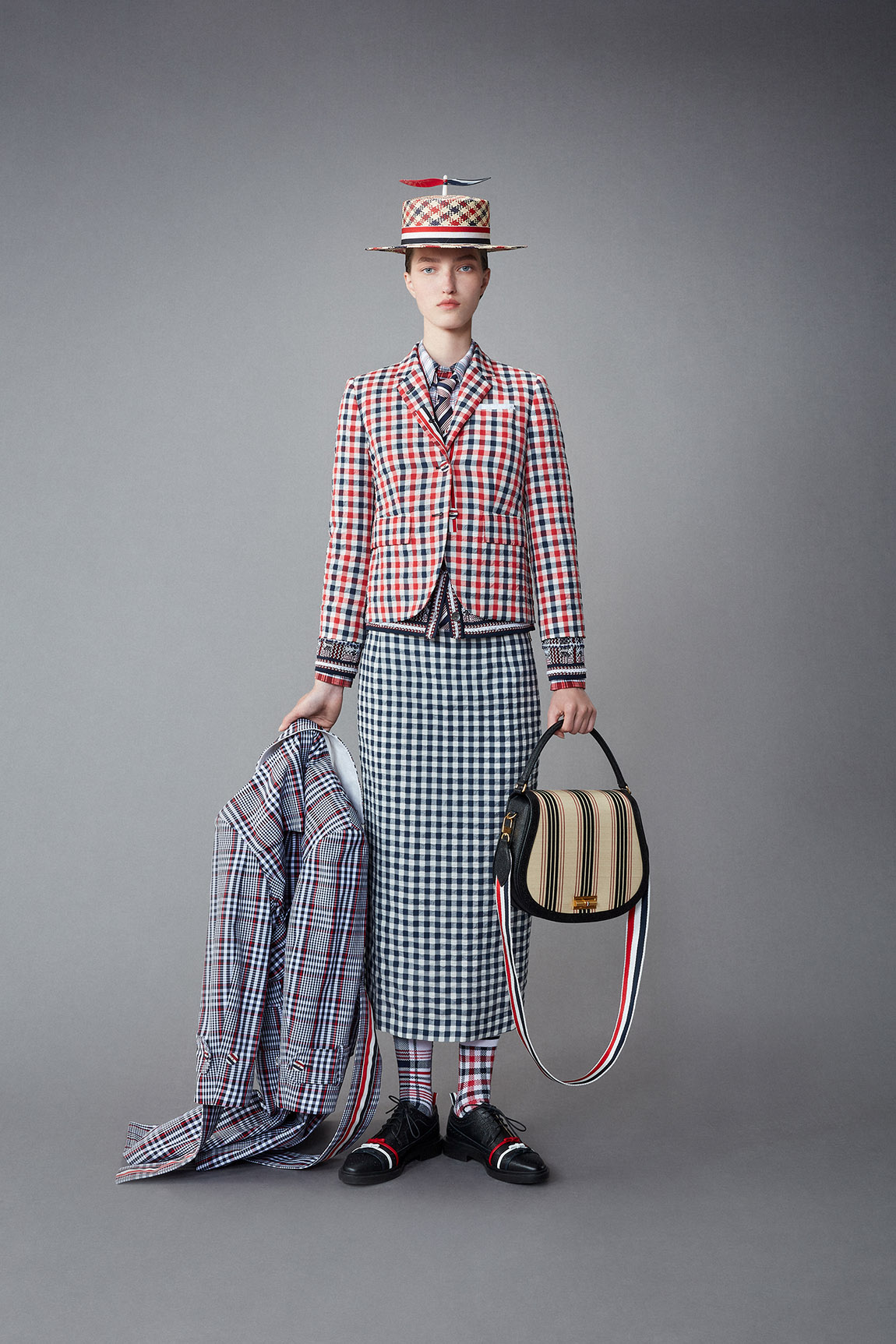 THOM BROWNE WOMENS SPRING 1 2022 - LOOK 40