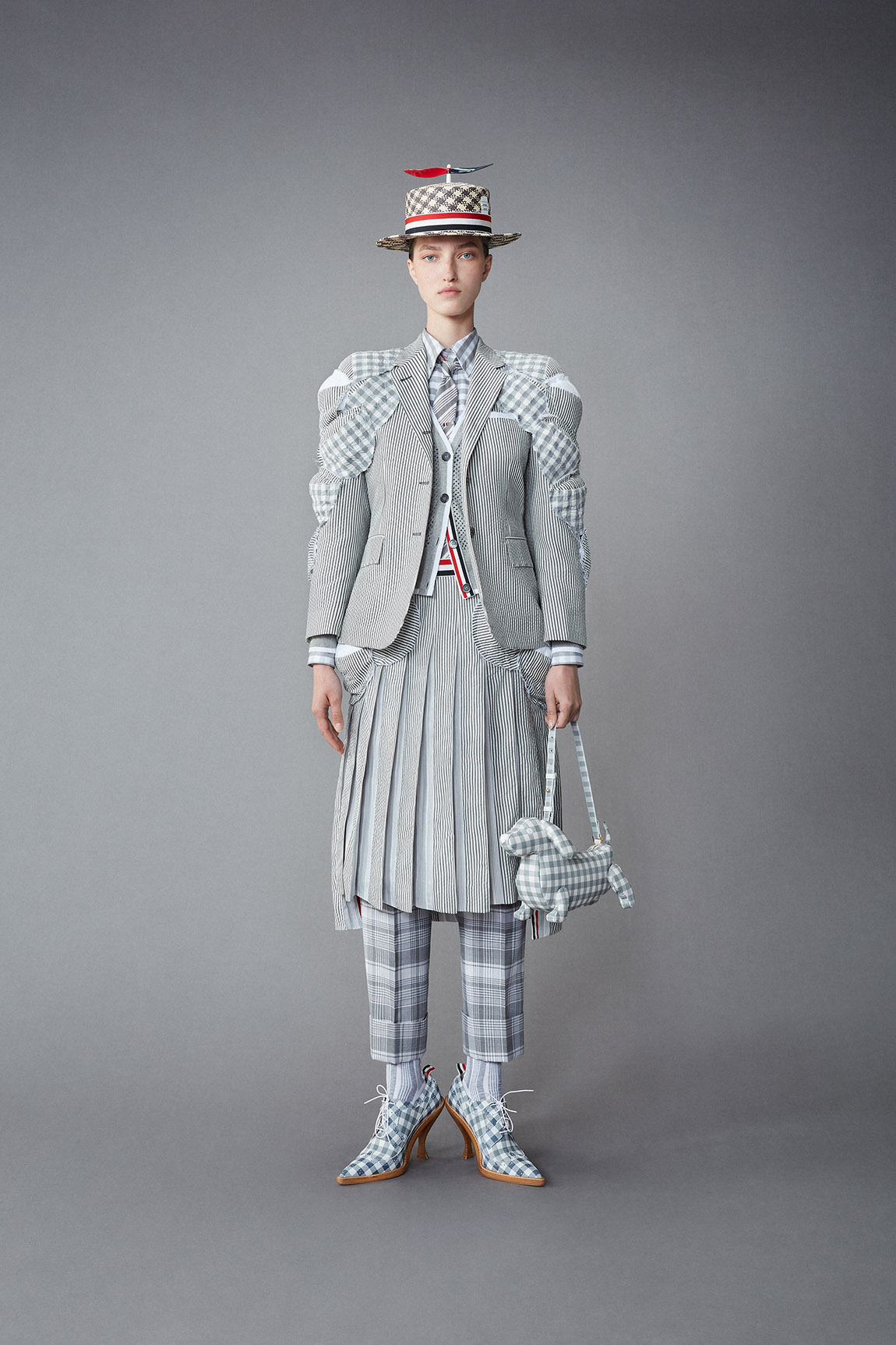 THOM BROWNE WOMENS SPRING 1 2022 - LOOK 19