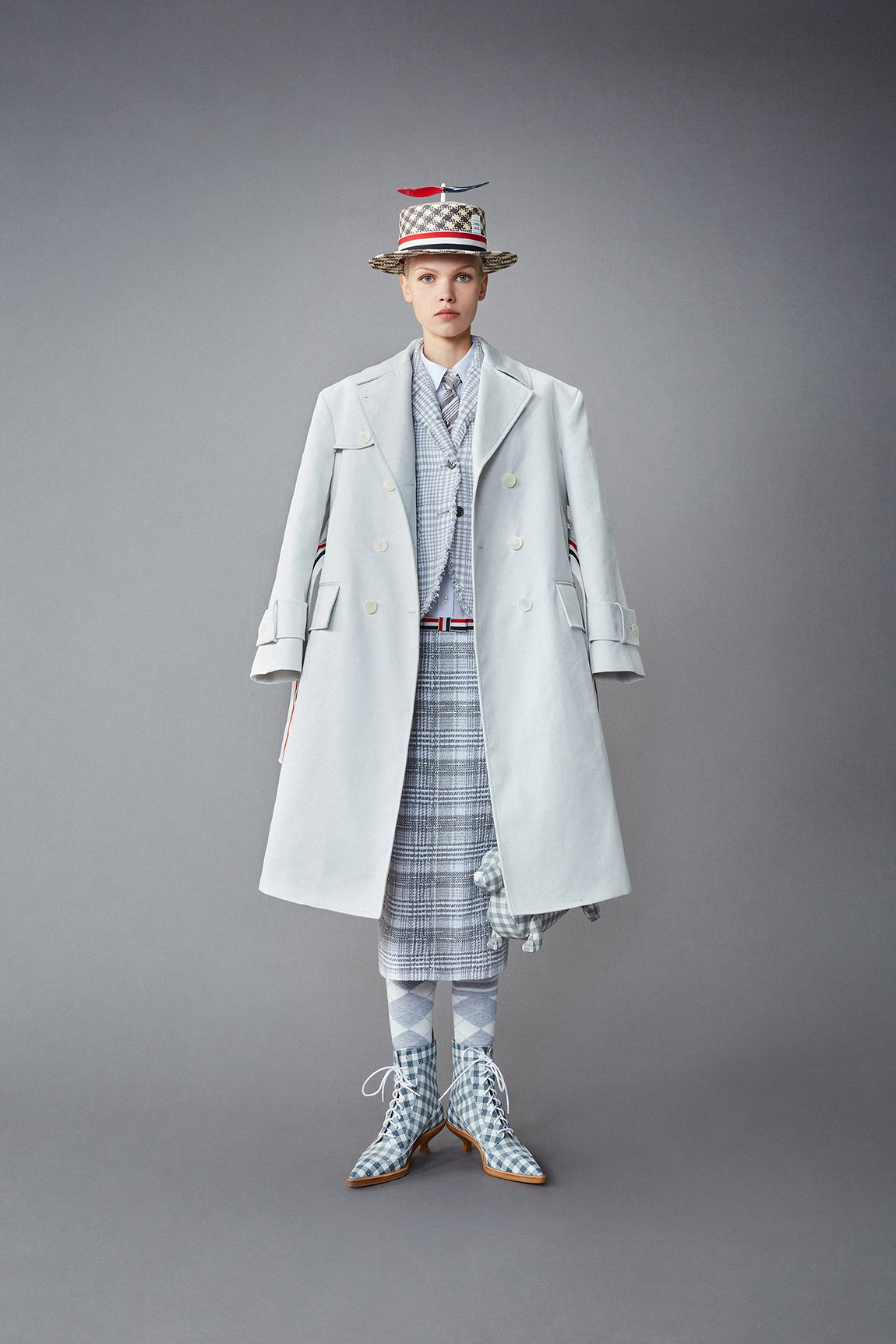 THOM BROWNE WOMENS SPRING 1 2022 - LOOK 8